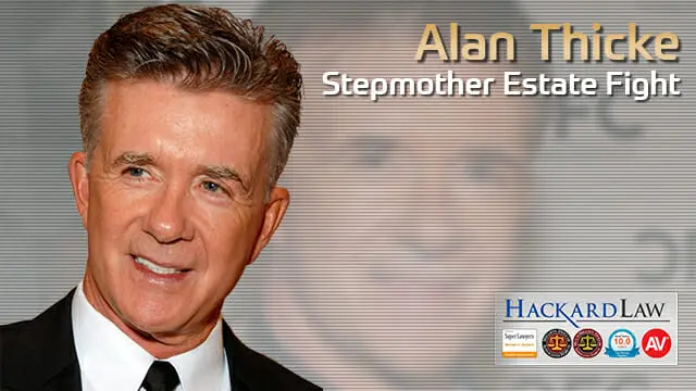 Alan Thicke | Stepmother Estate Fight