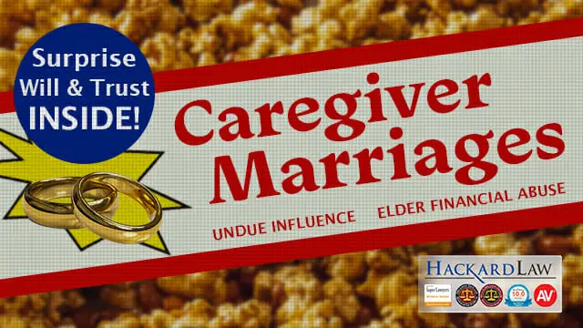 Caregiver Marriages | Elder Financial Abuse