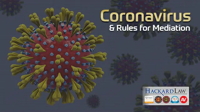 Coronavirus | Precautions for Mediation