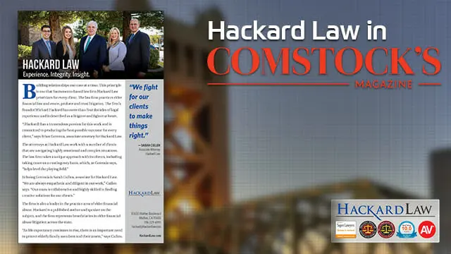 Hackard Law in Comstock’s Magazine | Sacramento Community
