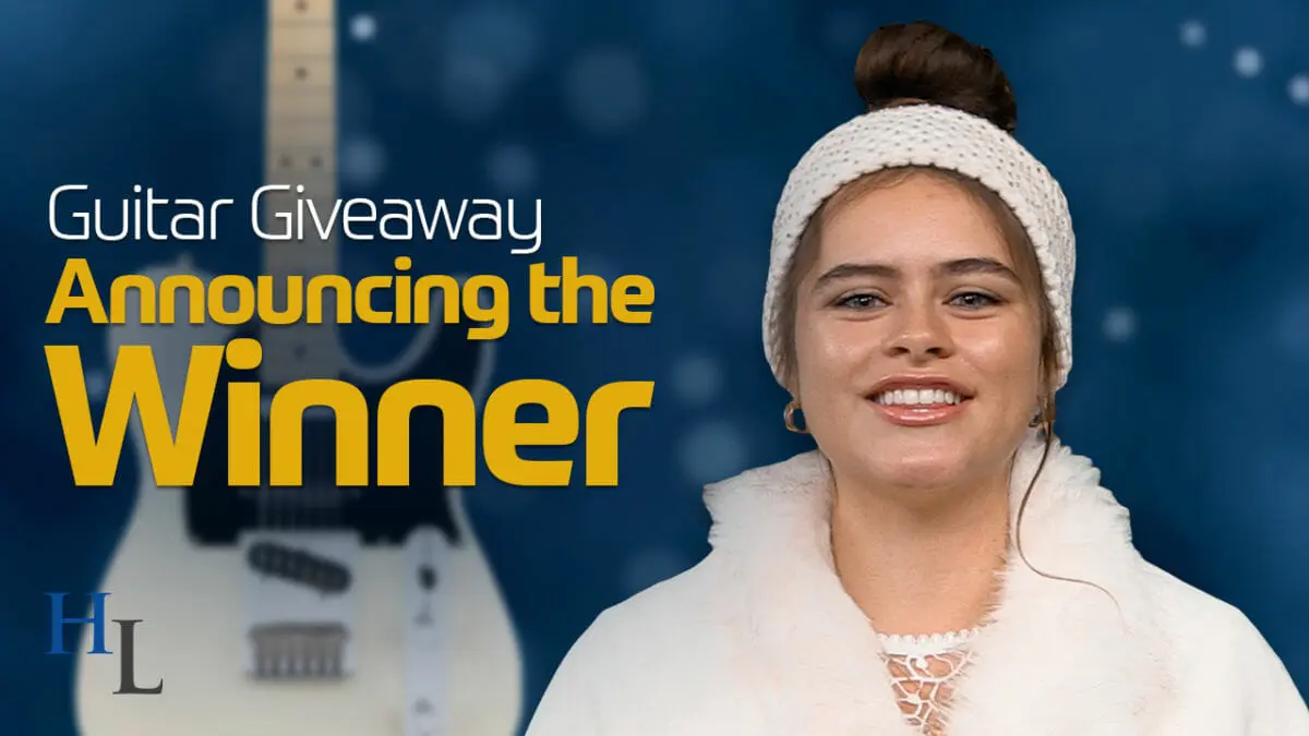 Announcing the Winner | Winter Guitar Giveaway