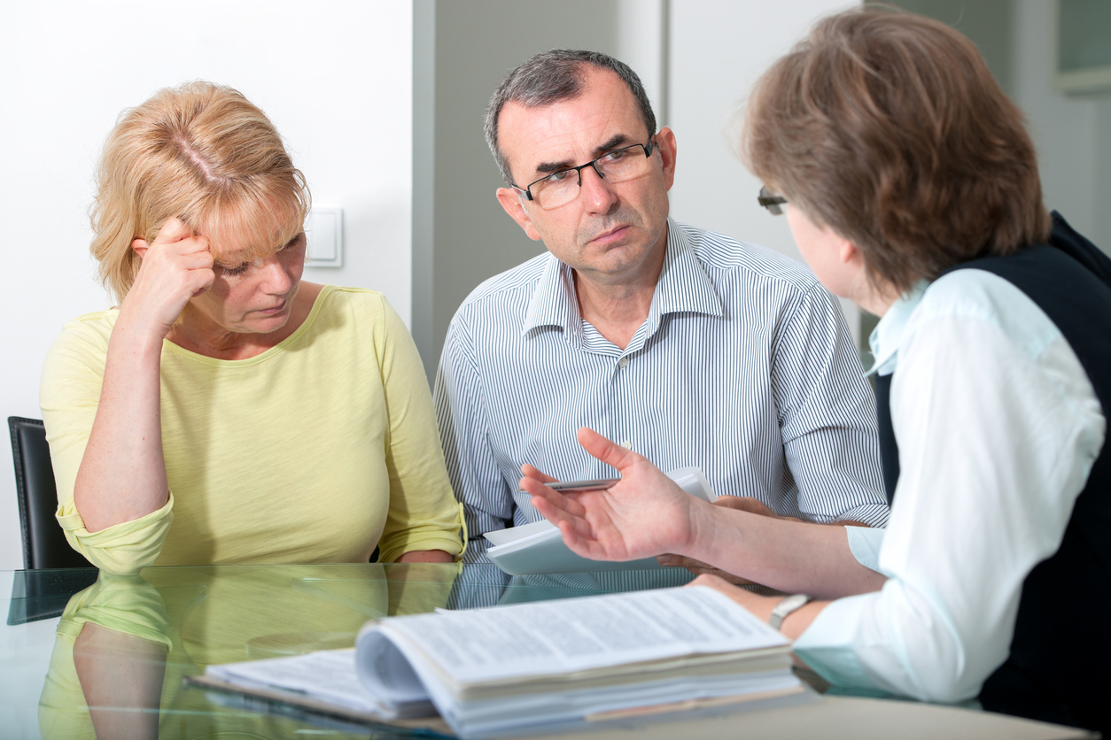 Couple having relationship counselling