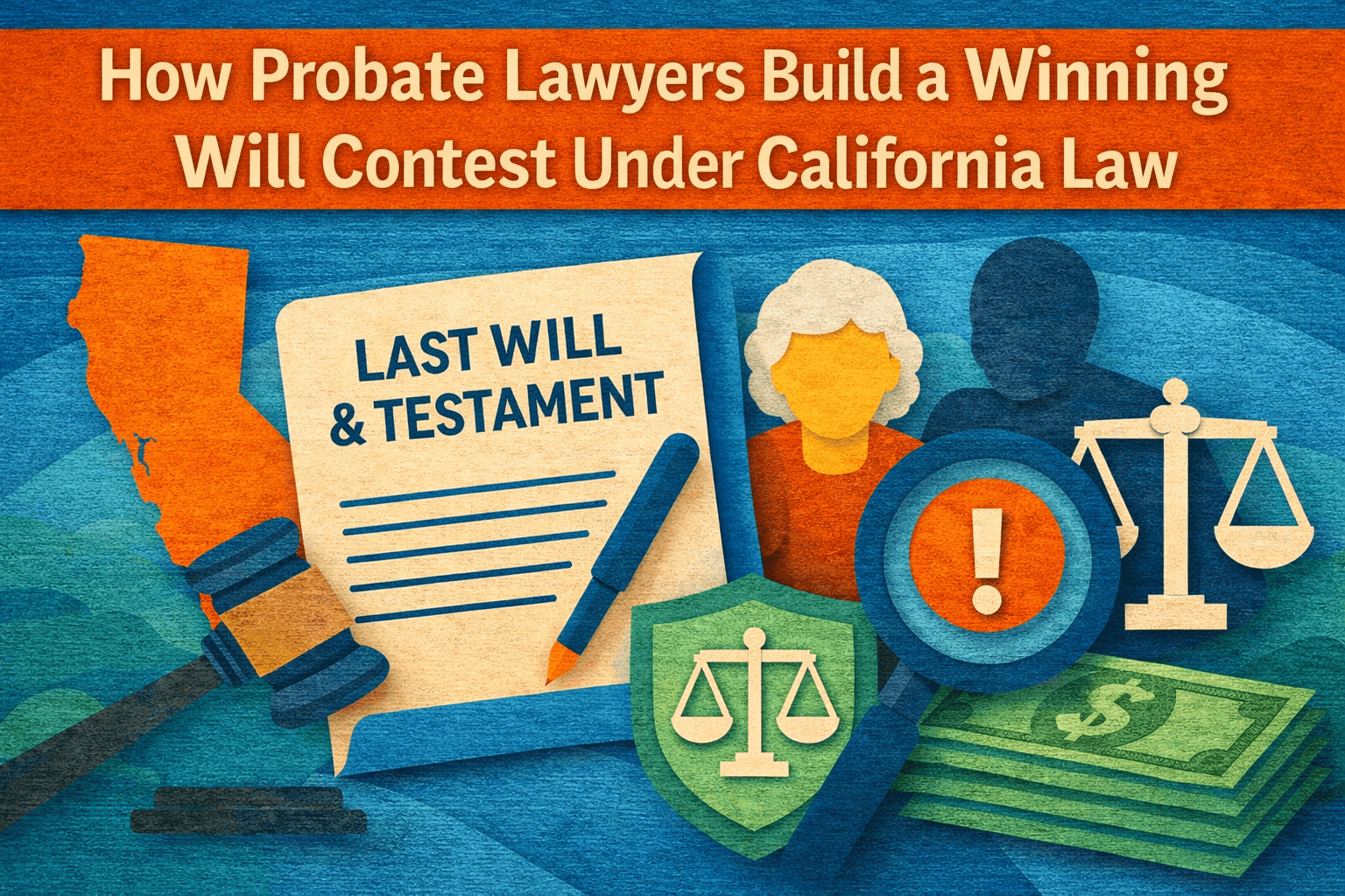 How Probate Lawyers Build a Winning Will Contest Under California Law