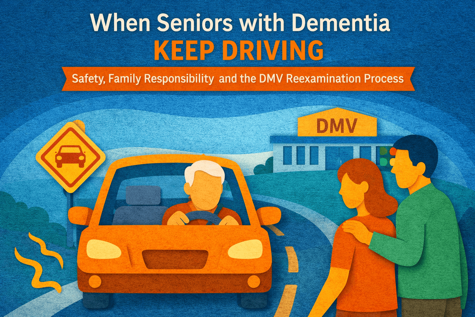 When Seniors with Dementia Keep Driving: Safety, Family Responsibility, and the DMV Reexamination Process