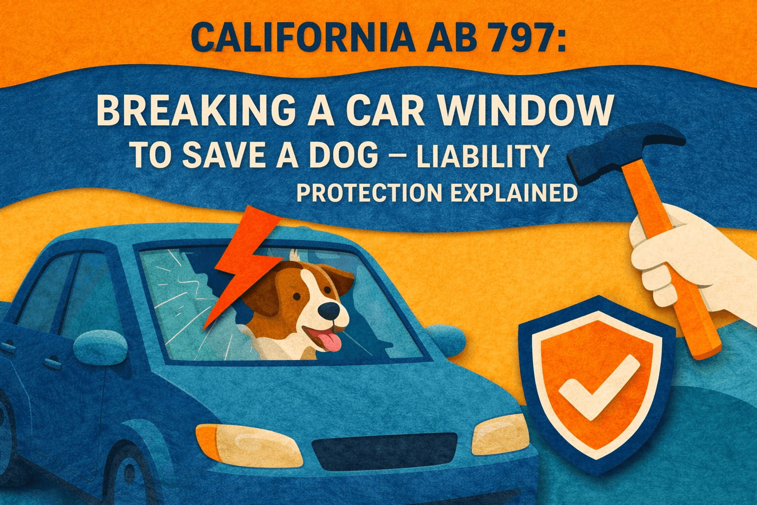 California AB 797: Breaking a Car Window to Save a Dog — Liability Protection Explained