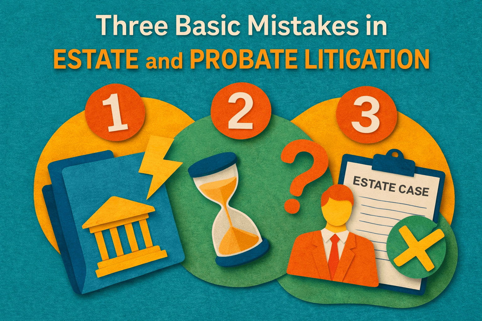 Three Basic Mistakes in Estate and Probate Litigation