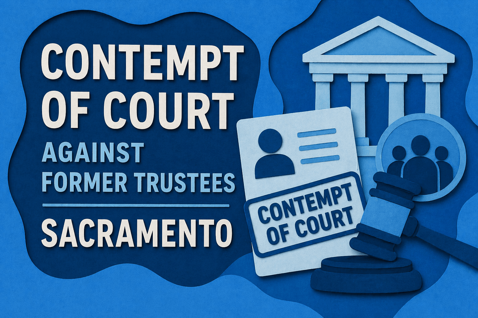 Contempt of Court Against Former Trustees: Enforcing Court Orders in California Trust Litigation