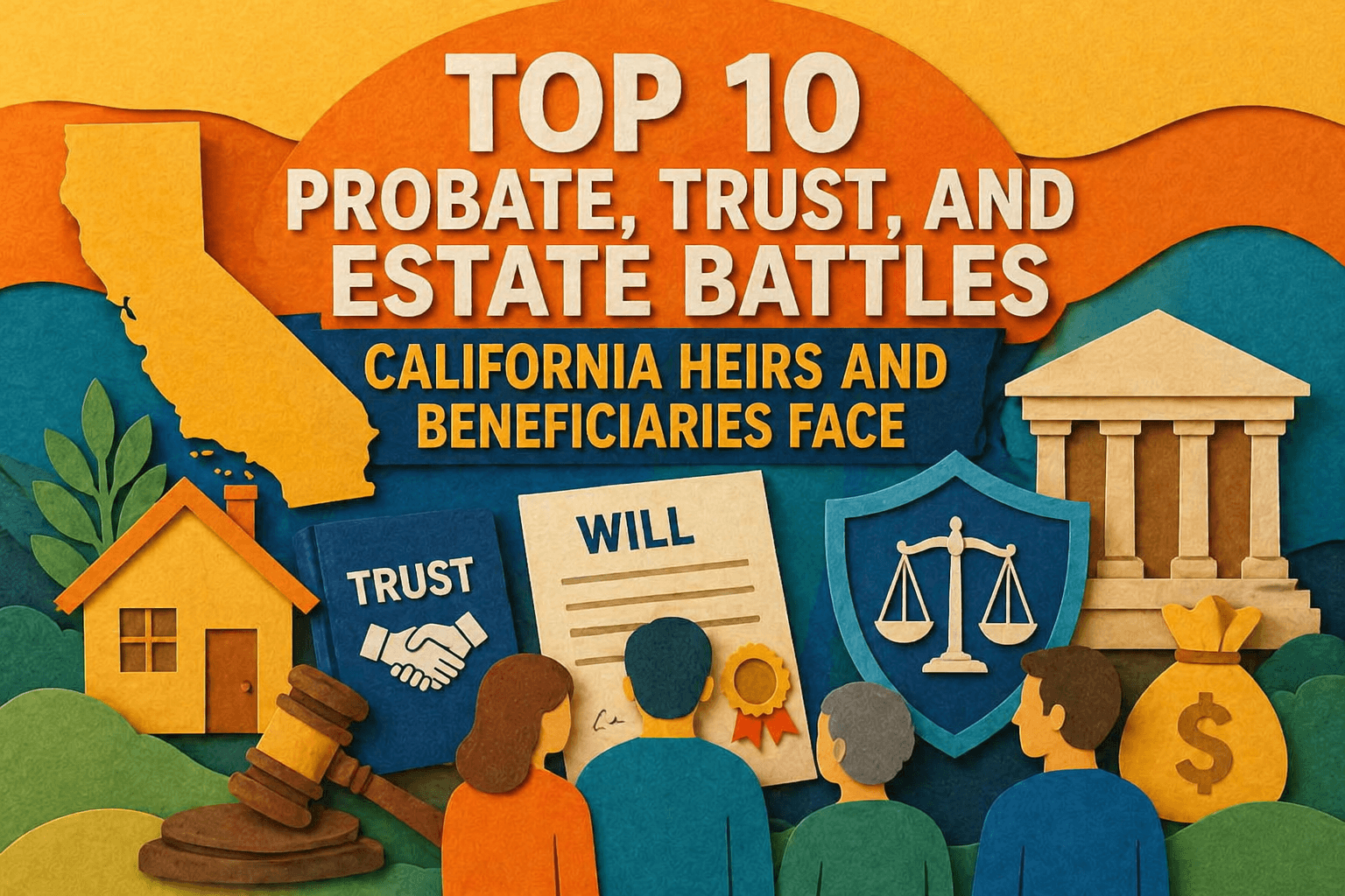 Top 10 Probate, Trust, and Estate Battles California Heirs and Beneficiaries Face