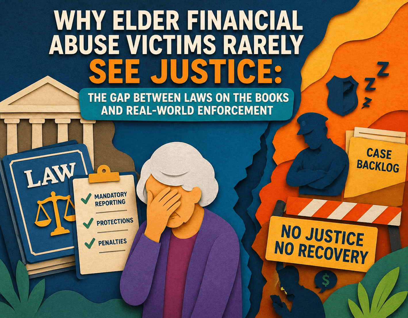 Why Elder Financial Abuse Victims Rarely See Justice: The Gap Between Laws on the Books and Real-World Enforcement