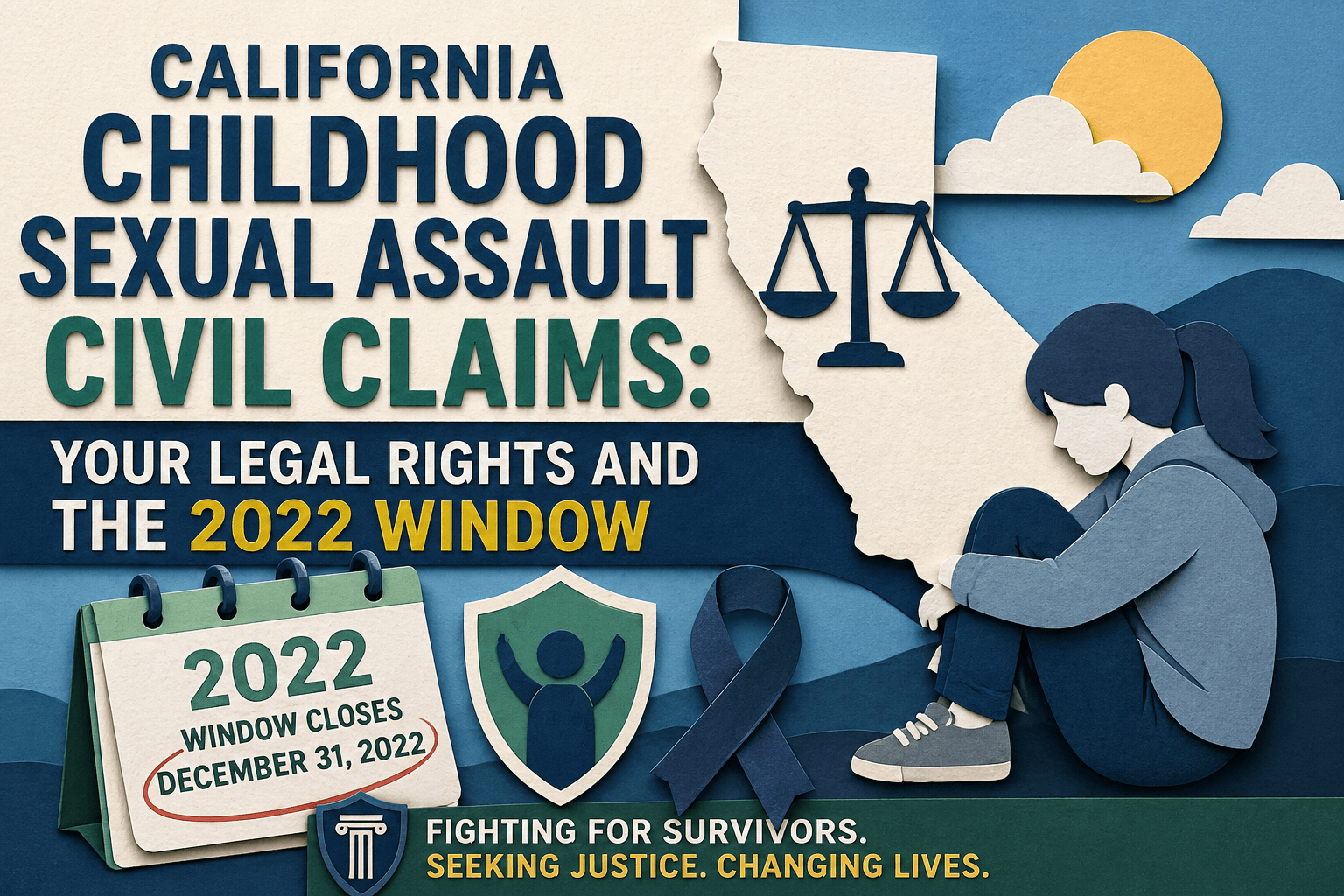 California Childhood Sexual Assault Civil Claims: Your Legal Rights and the 2022 Window