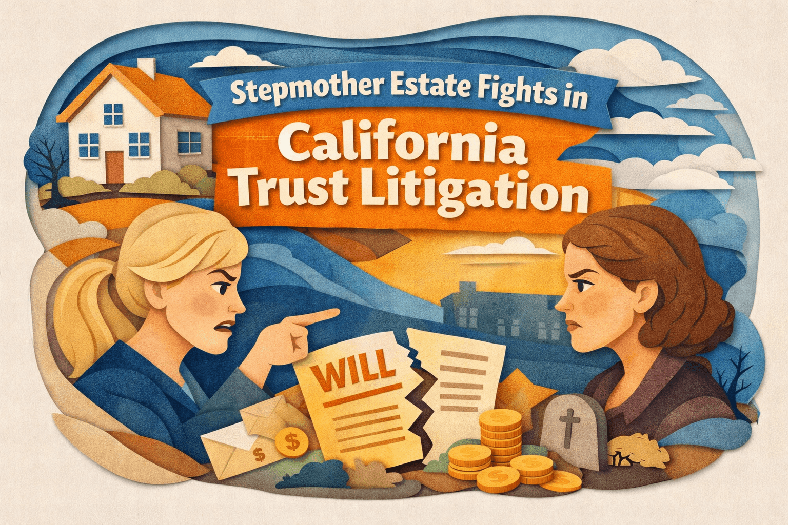 Stepmother Estate Fights in California Trust Litigation