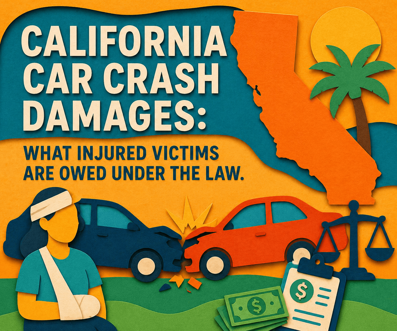 California Car Crash Damages: What Injured Victims Are Owed Under the Law
