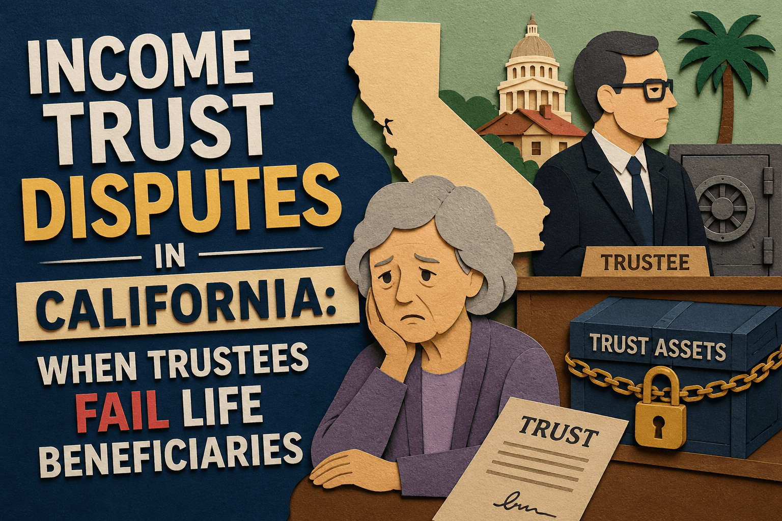 Income Trust Disputes in California: When Trustees Fail Life Beneficiaries