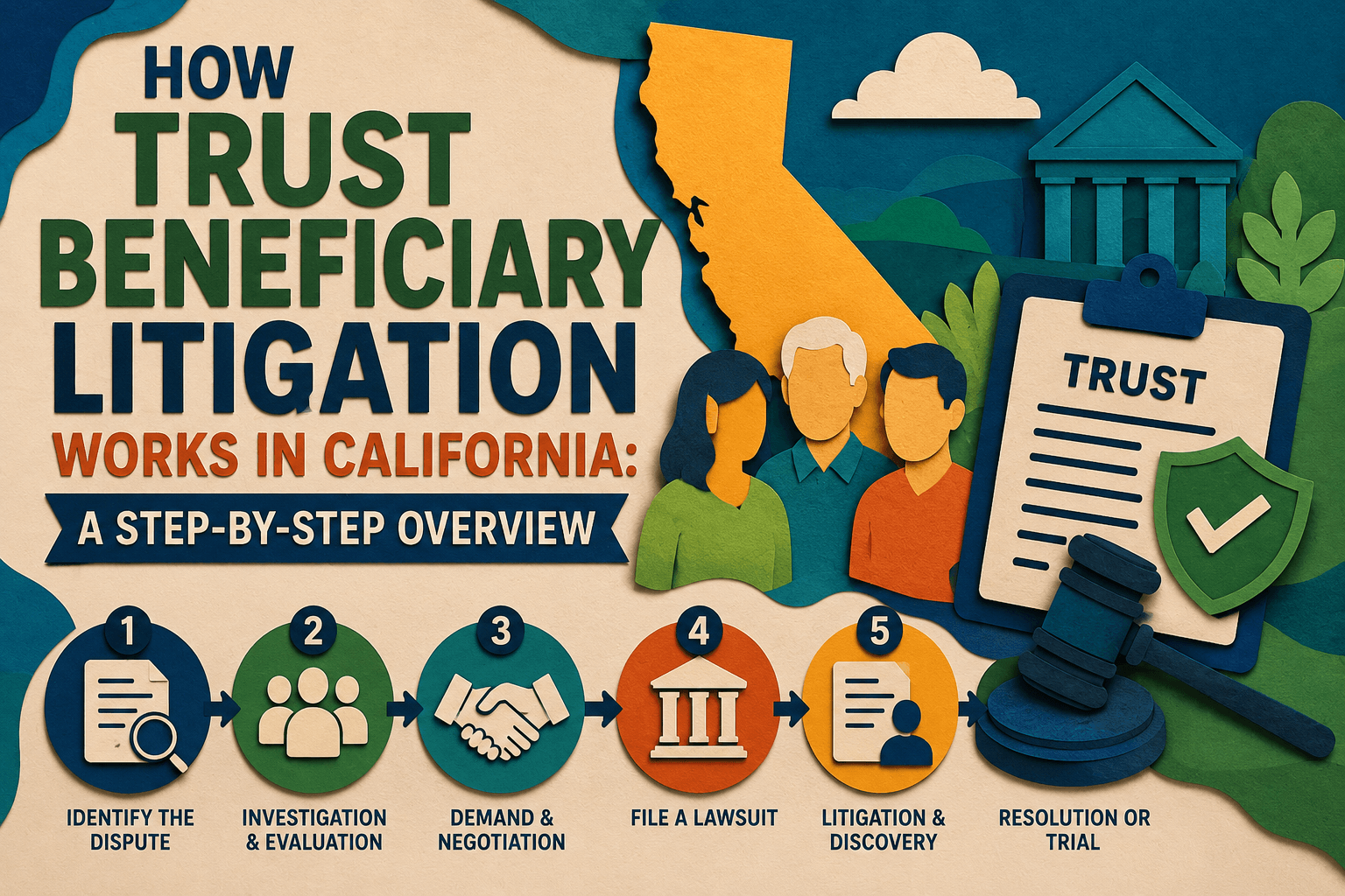 How Trust Beneficiary Litigation Works in California: A Step-by-Step Overview